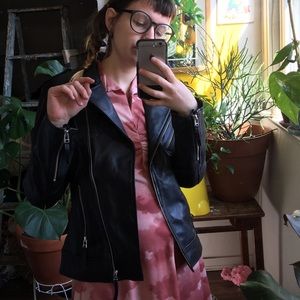 NWT Soft Leather Moto Jacket Kyzer Kraft Small